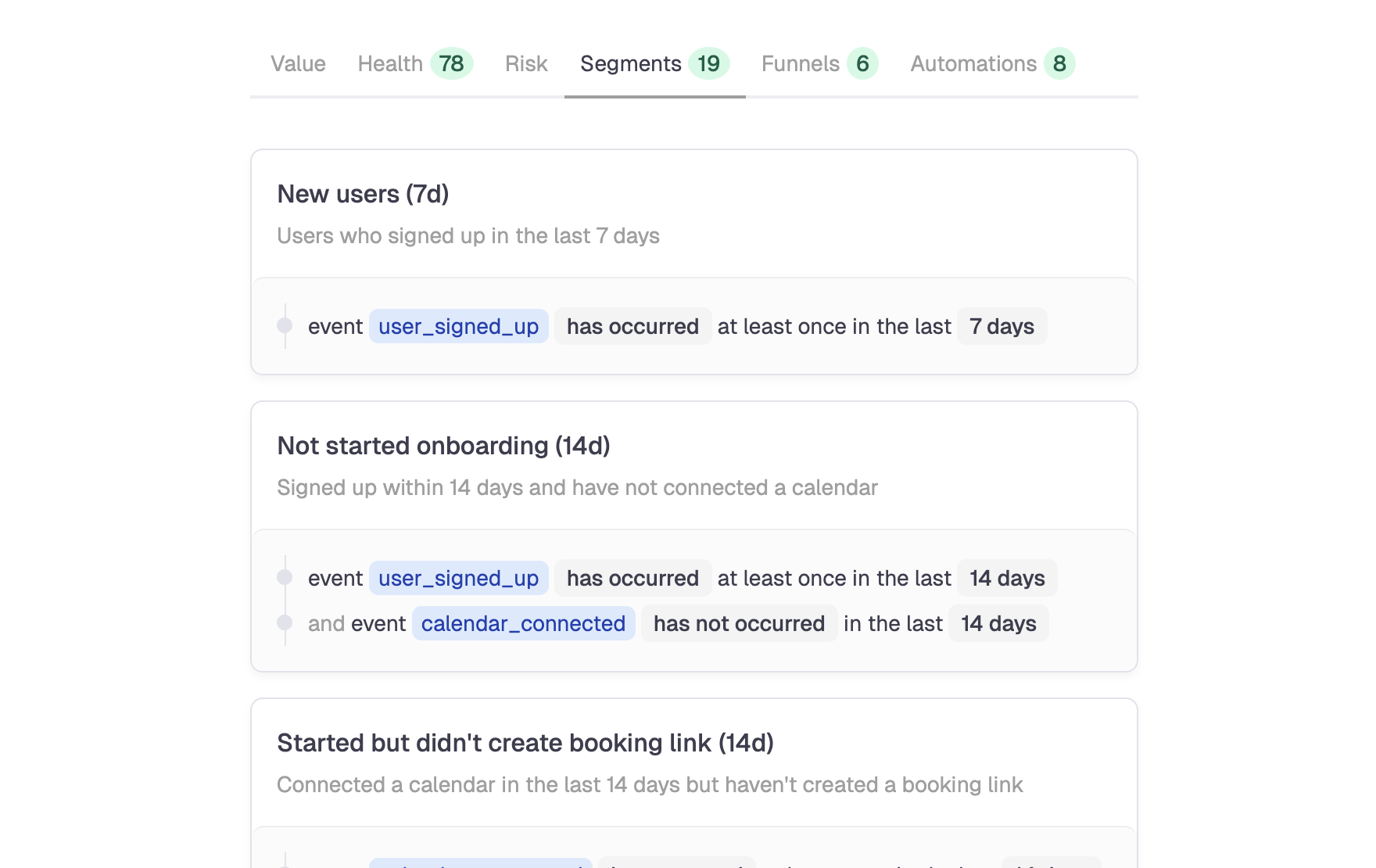 Segmentation insights